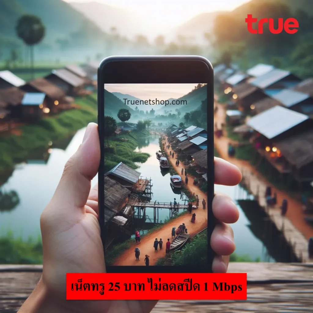 เน็ตทรู 25 บาท ไม่ลดสปีด